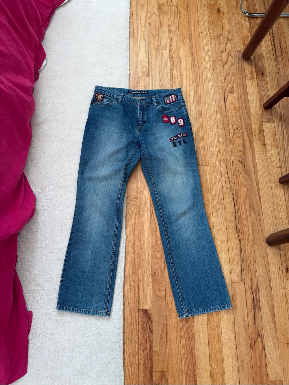 Vintage DNKY Patchwork Jeans